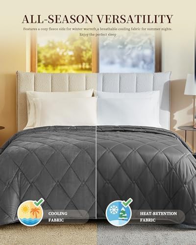 King size heavy cooling blanket for adults — photo 3