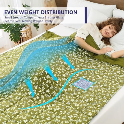 Sage queen size weighted blanket 20 lbs — photo 3