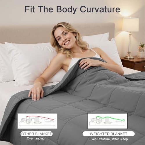 Cooling breathable adult weighted blanket with glass beads — photo 4
