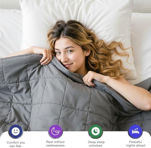 Cooling breathable adult weighted blanket with glass beads — photo 5