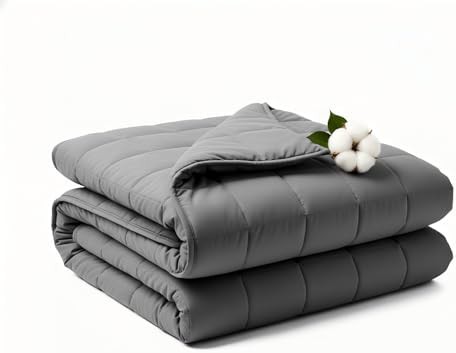 Washable breathable glass bead weighted blanket