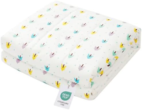 Small tree print cotton weighted blanket seventeen pounds