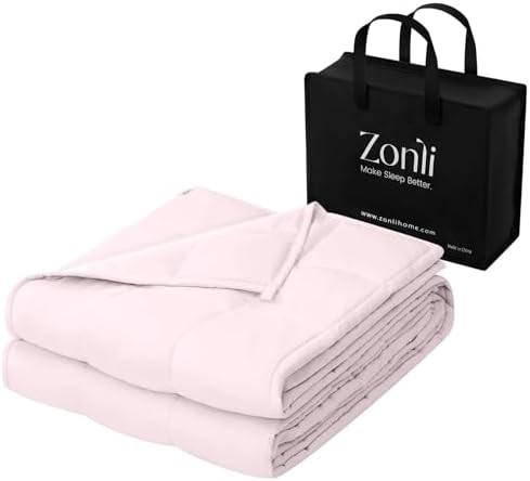 Pink queen cooling weighted blanket fifteen pounds