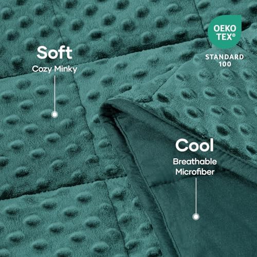 Green minky cooling queen size blanket — photo 3