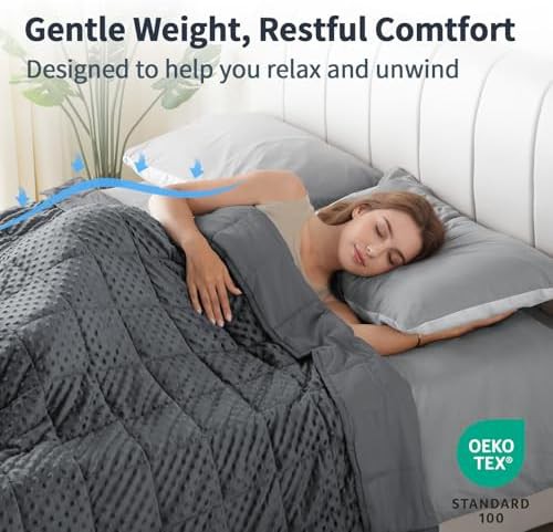 Classic reversible queen 15 lbs blanket — photo 4