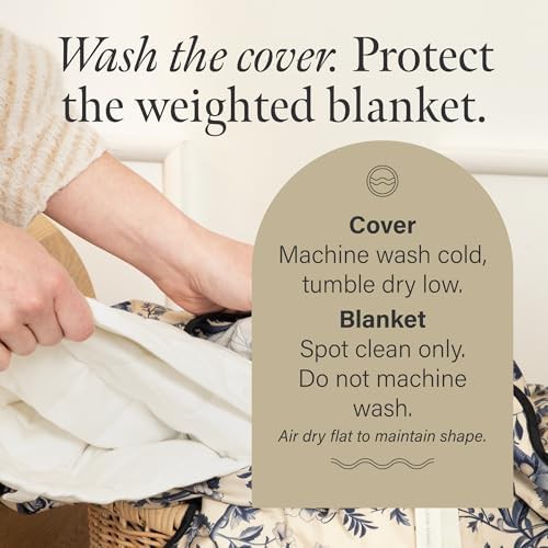Queen cotton cooling weighted blanket 15 lbs — photo 5