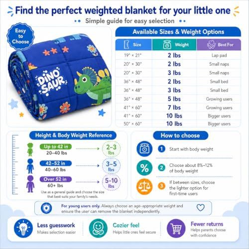 Dinosaur small weighted lap pad 3 lbs — photo 4
