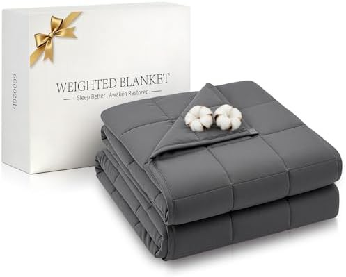 Extra heavy dark grey cooling blanket