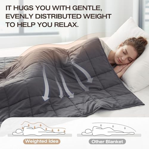 Extra heavy dark grey cooling blanket — photo 5