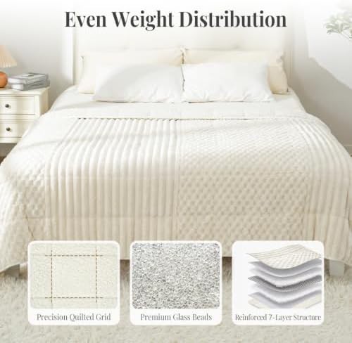 Topblan 15lbs twin sherpa weighted blanket — photo 5