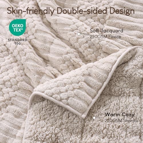 Fleece sherpa queen weighted blanket fifteen lbs — photo 3