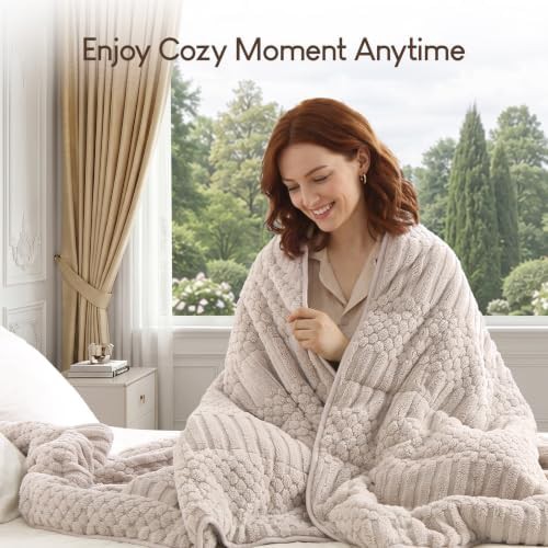 Fleece sherpa queen weighted blanket fifteen lbs — photo 5