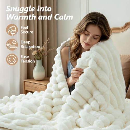 Sherpa queen 15 lbs weighted blanket — photo 3