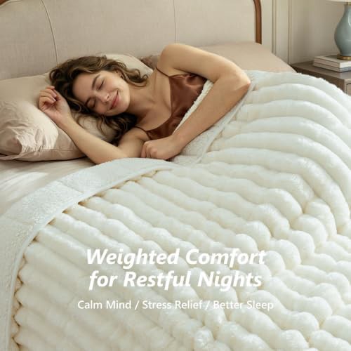 Sherpa queen 15 lbs weighted blanket — photo 4