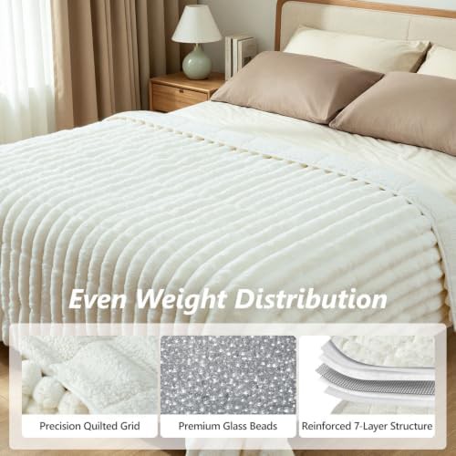 Sherpa queen 15 lbs weighted blanket — photo 5