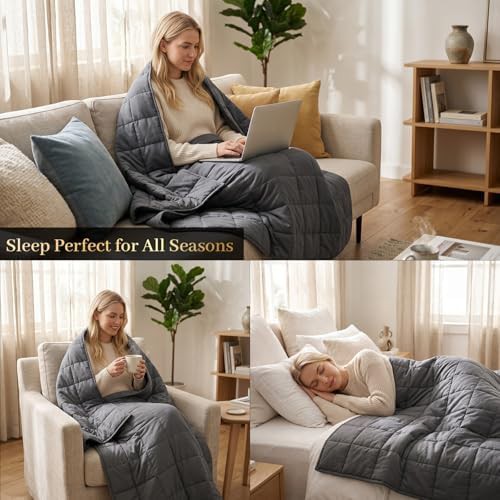 Washable Glass Bead Weighted Blanket — photo 4