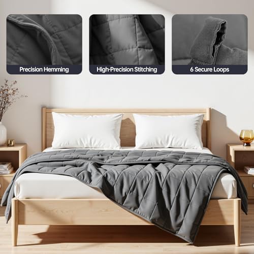 Cooling cotton twin weighted blanket 20 lb — photo 5