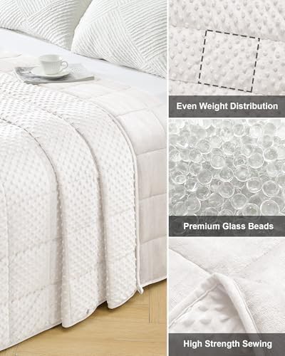 Full size velvet weighted blanket 15 lbs — photo 5